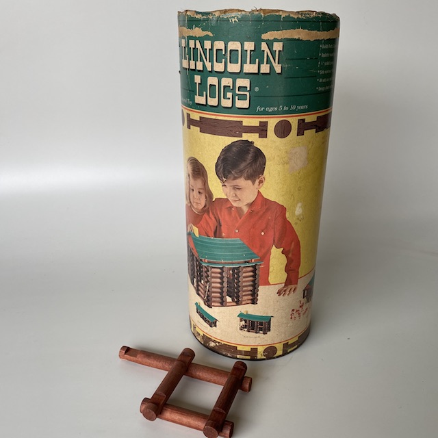 GAME, Vintage Lincoln Logs, Boxed